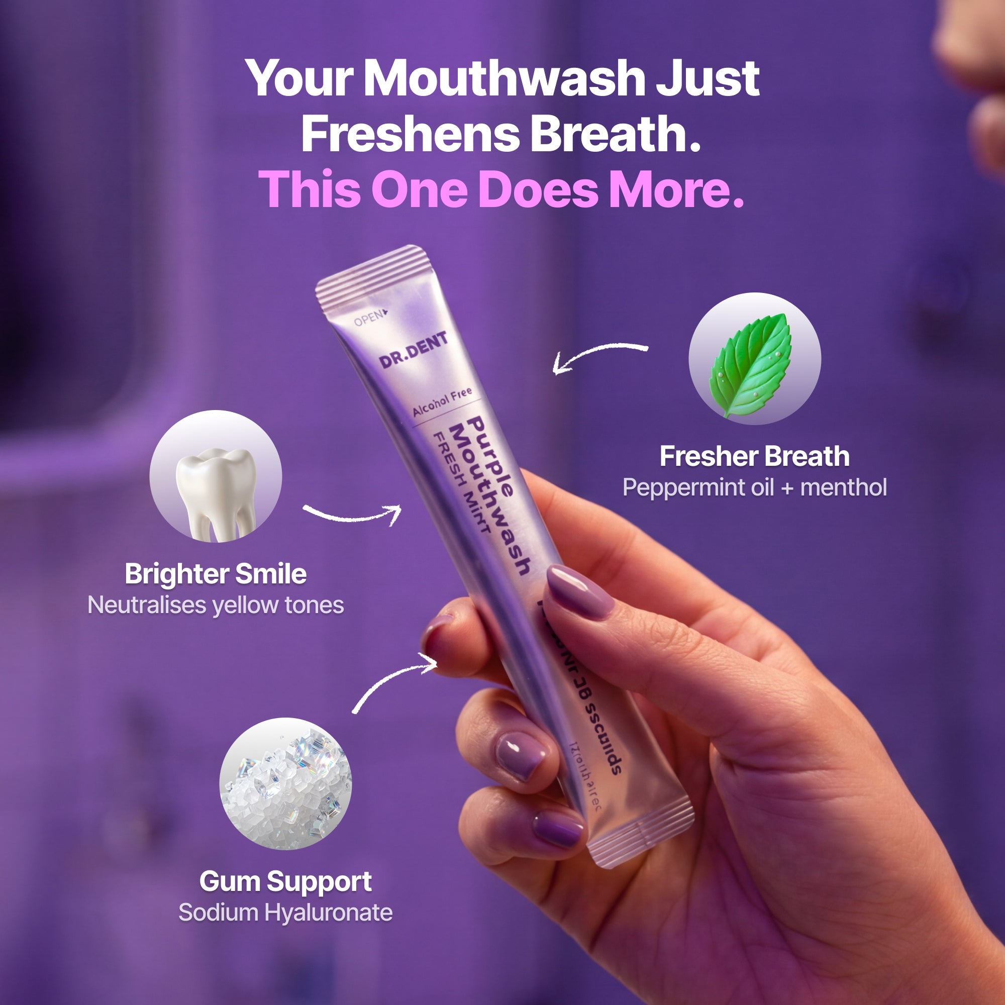 Dentley Purple Mouth Wash