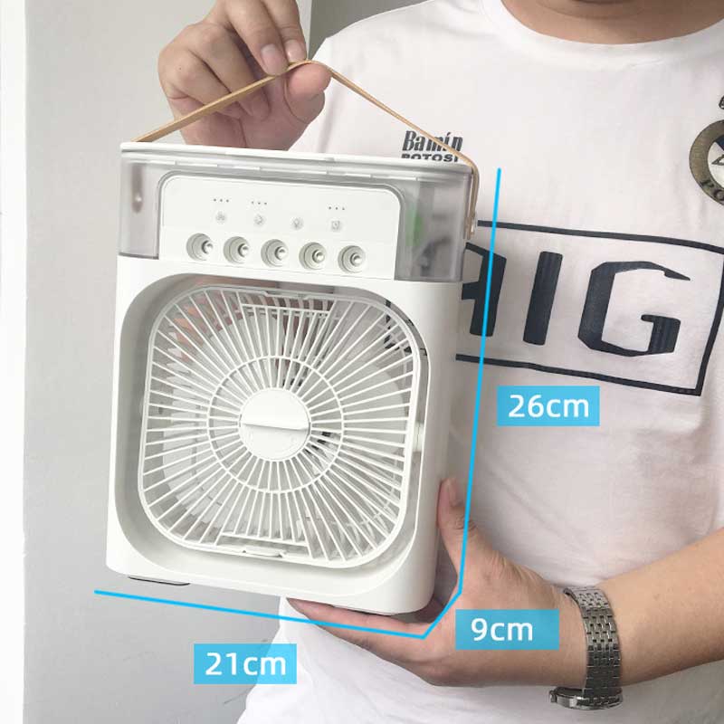 3-in-1 Humidifier Cooling Fan – مروحة تبريد مع مرطب هواء 3 في 1
