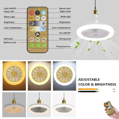 Ceiling Fan With Light Remote Control