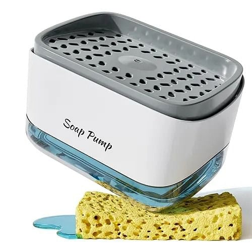 Soap Pump Dispenser with Sponge Holder